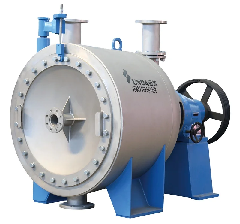 Defibering Sufficiently Automatic Rejecting Fiber Sorter Separating light and heavy impurities