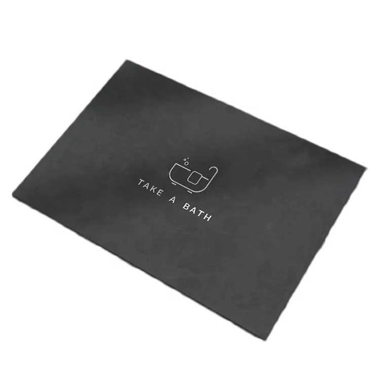 2024 LW Custom logo wholesale foot pads bathroom Diatom mud Quickly absorb water non slip bathroom floor mat