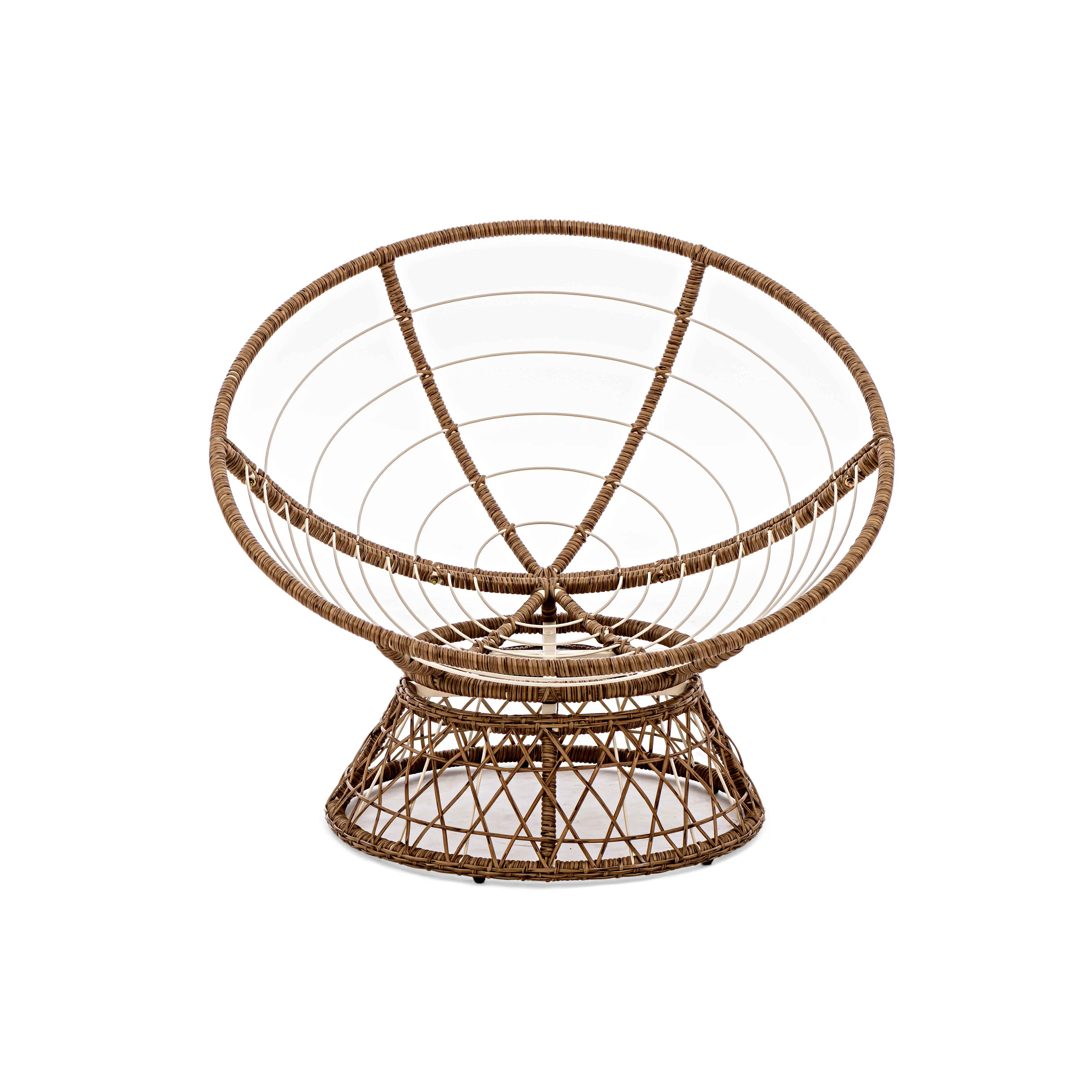 Vietnam modern and strong rattan outdoor furniture patio sofa wicker lounge chair arm sofa 2023