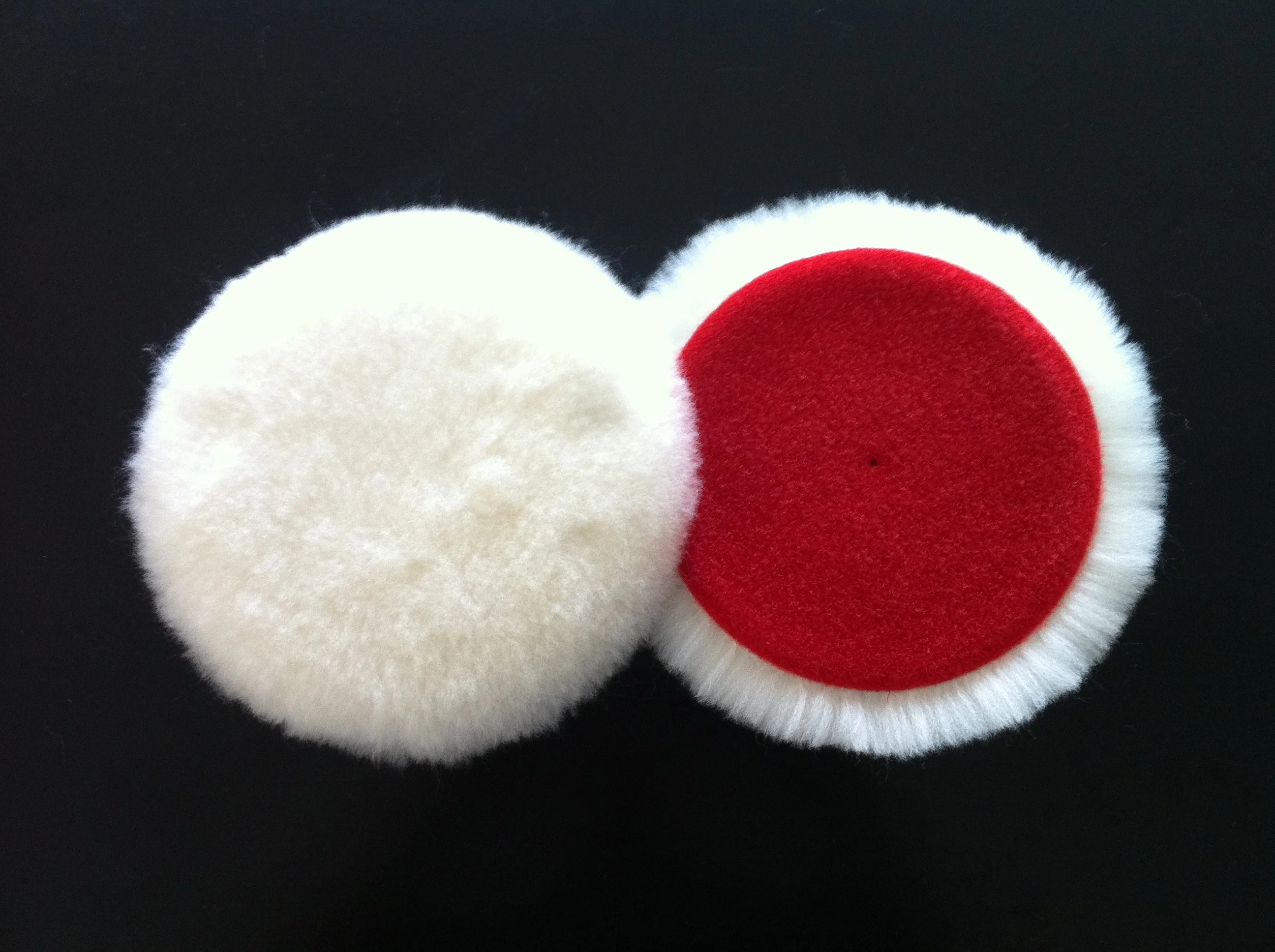 High quality 100%weave wool polishing pad 3'inch