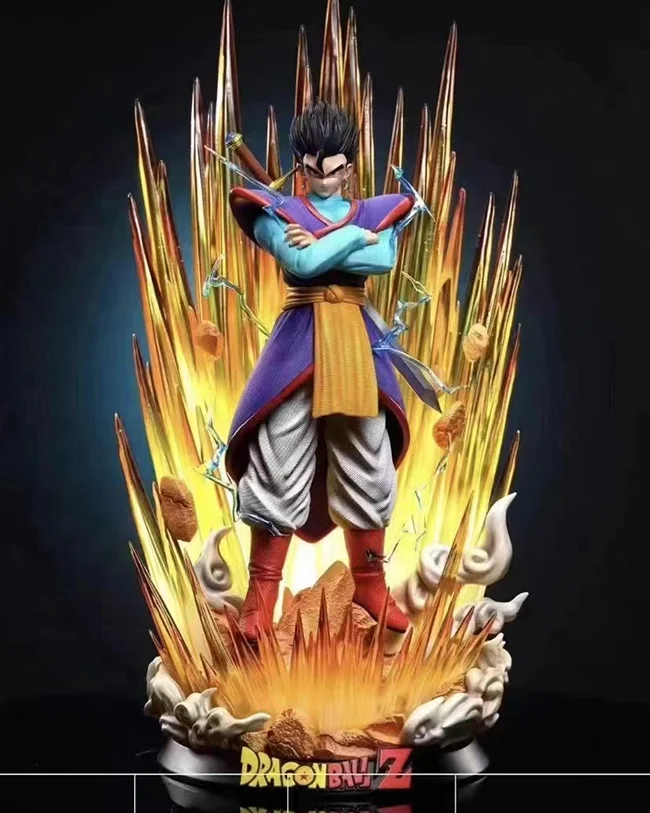 Factory Price Dragon Ball Figure Resin Goku Sculpture Super Saiyan Son Gohan Statue