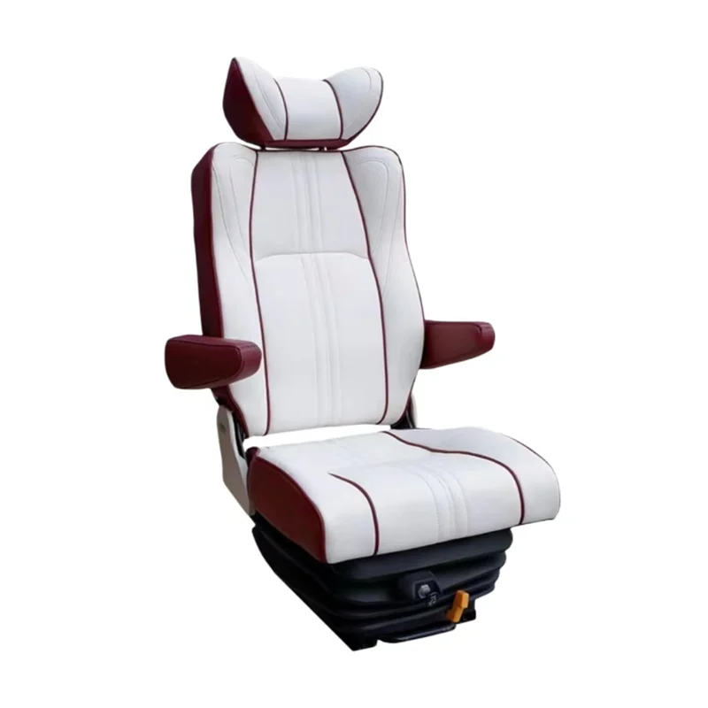 2024 Hot Selling Factory Supply Rv Driver Seat with Air Suspension Seat Sprinter Van Single Driver Side Leather Seat