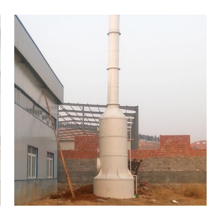 Environmental adsorption column PP Horizontal Gas Scrubber with Corrosion Resistance