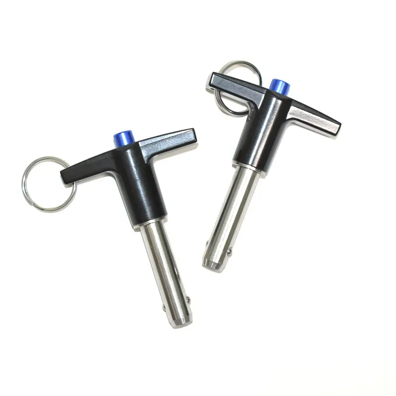 Factory Price T Handle Locking Pin Fastener Quick Release Ball Lock Pins Stainless Steel Push Button Ball Lock Pin