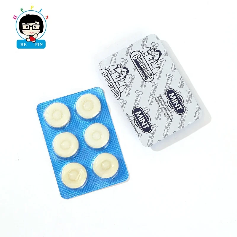 Customized Mintol Flavor Round Ball Shape White Press Hard Candy Tablet Candy For Kids