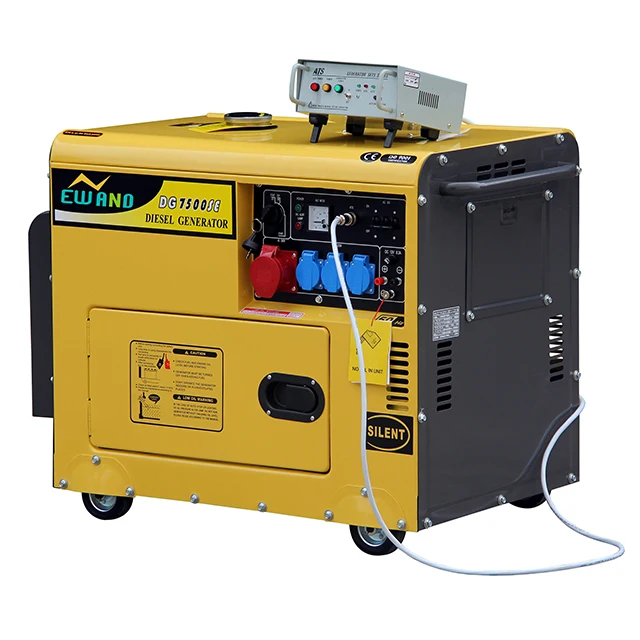 NEWLAND 188F 6kw 6.5kw with ATS diesel generator power regulator 3phase