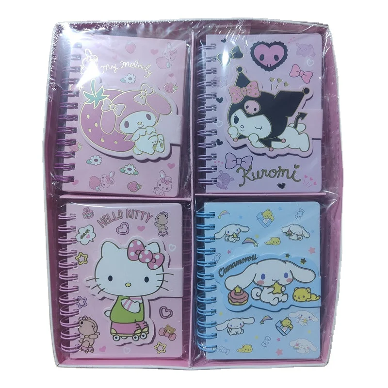 DHF072 Sanrioed notebook cute cartoon student homework note exercise notepad Cinnamoroll portable hand account book