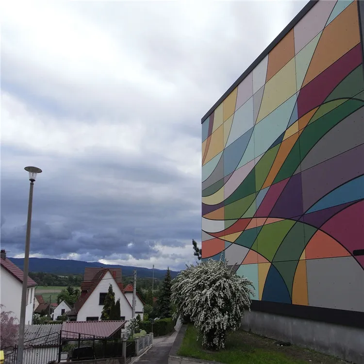 Brikley 3d external compact wall cladding decorative material HPL phenolic resin boards with UV films