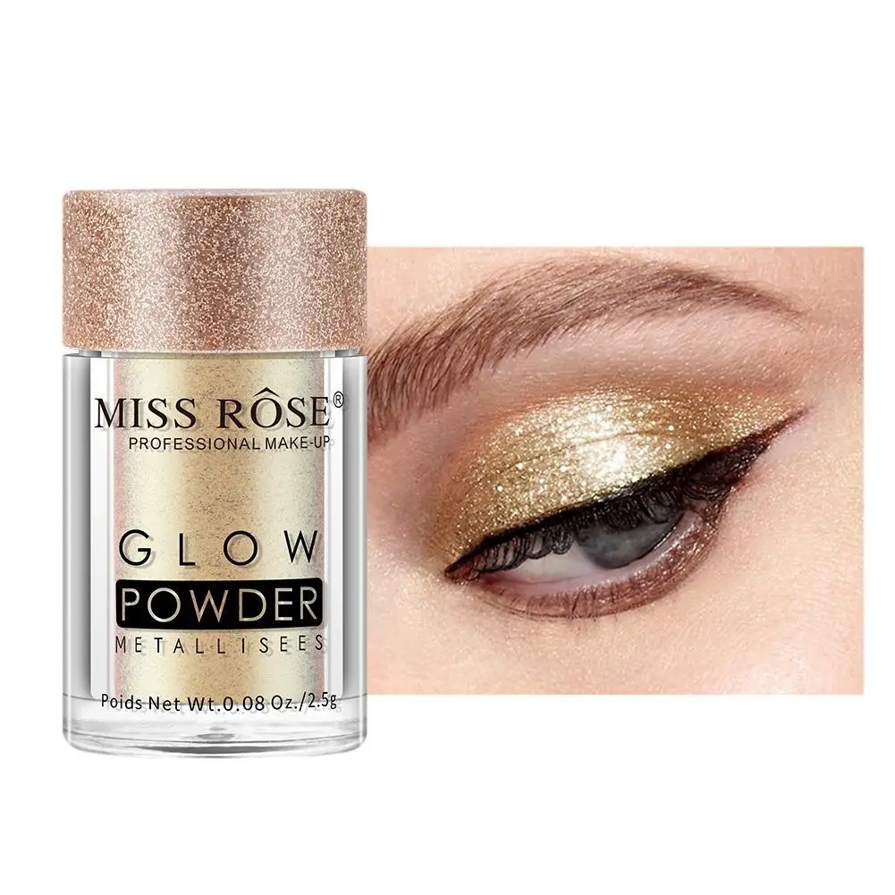 Monochrome Powder Shimmer Waterproof Lazy Flash Eye Shadow Palette Metallic Shimmer Metalic Liquid Packaging Eyeshadow