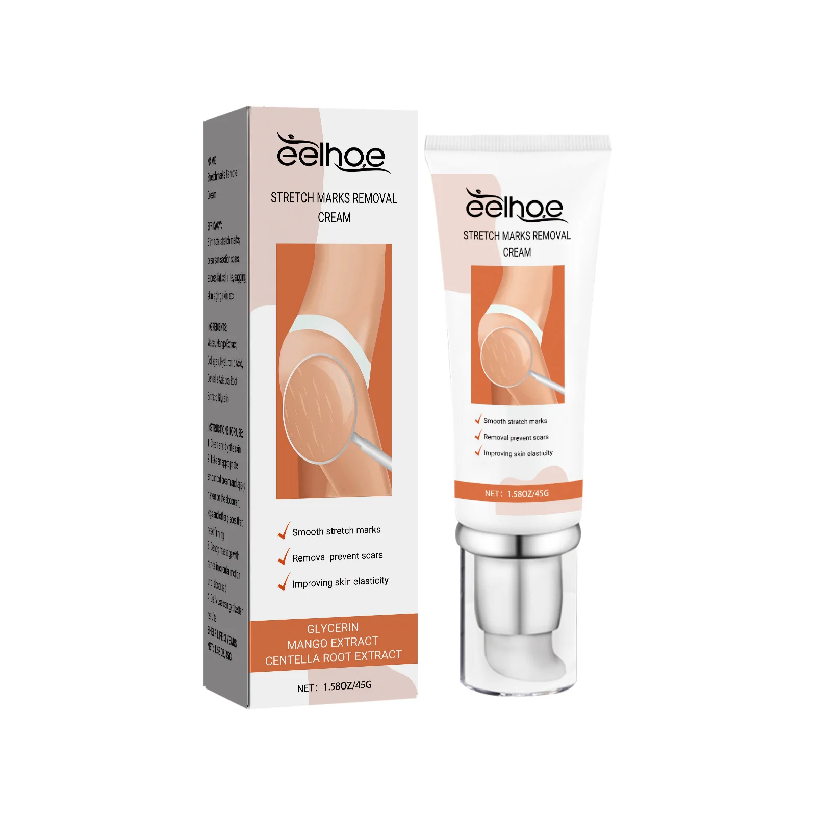 wholesale postpartum stretch mark cream abdomen thighs leg buttocks chest pregnancy stretch mark removal cream for female