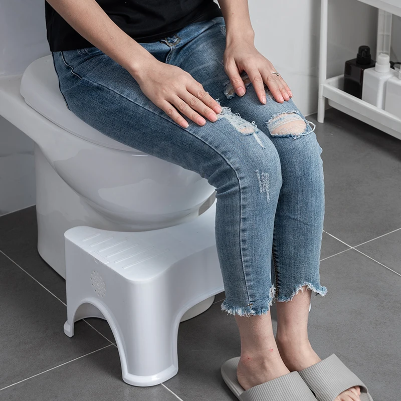 Plastic non-slip toilet step stool,  potty stool with air freshener