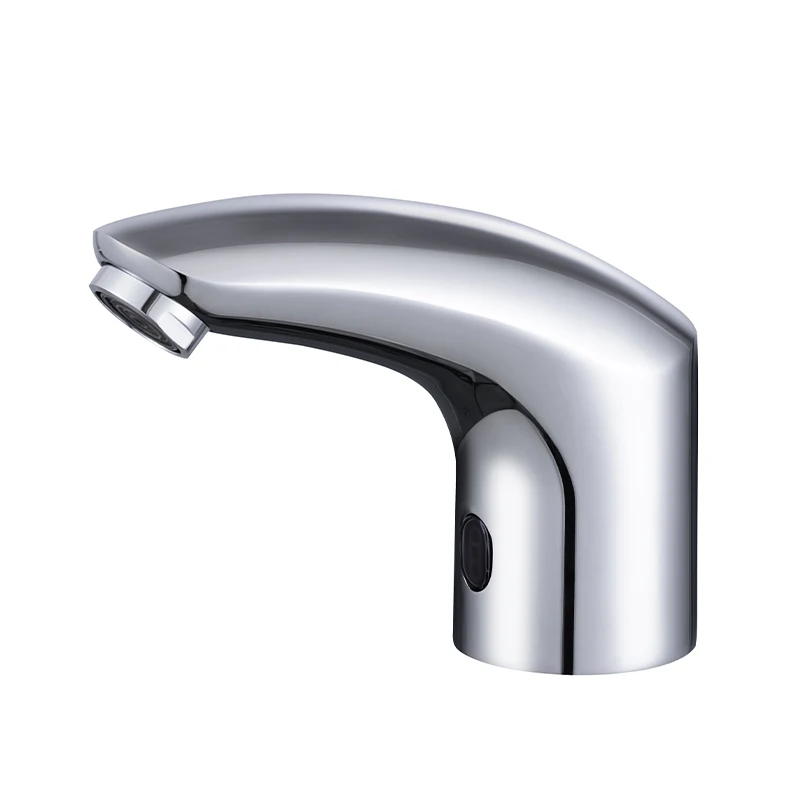 High Quality Smart Touch Garden Modern Digital Hot Water Bridge Automatic Wall Round Brass Luxury Bathroom Kitchen Faucet Sensor