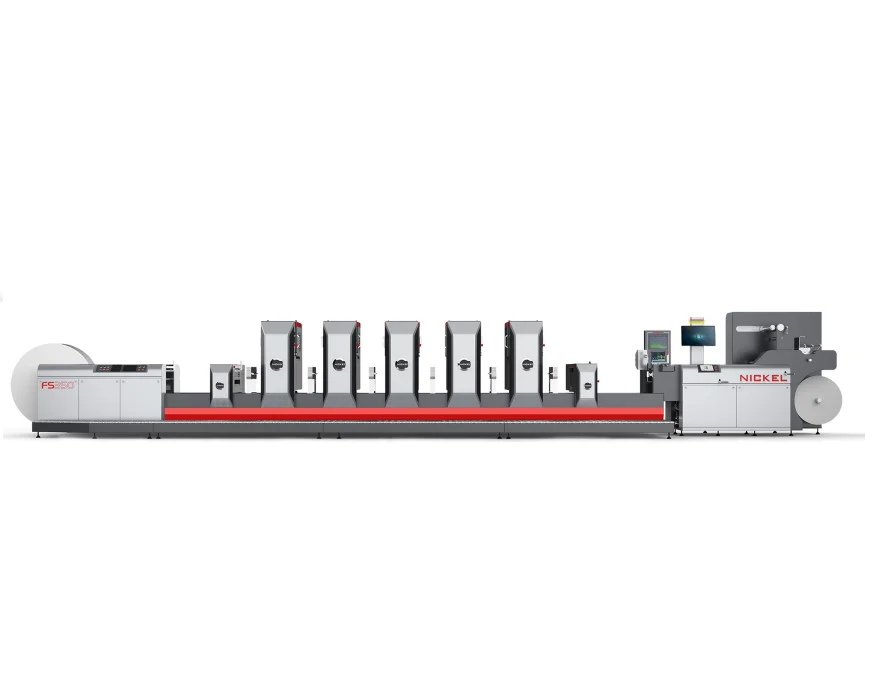 FS520-5C 4 5 6 цветная этикетка офсетная печатная машина с вырубная