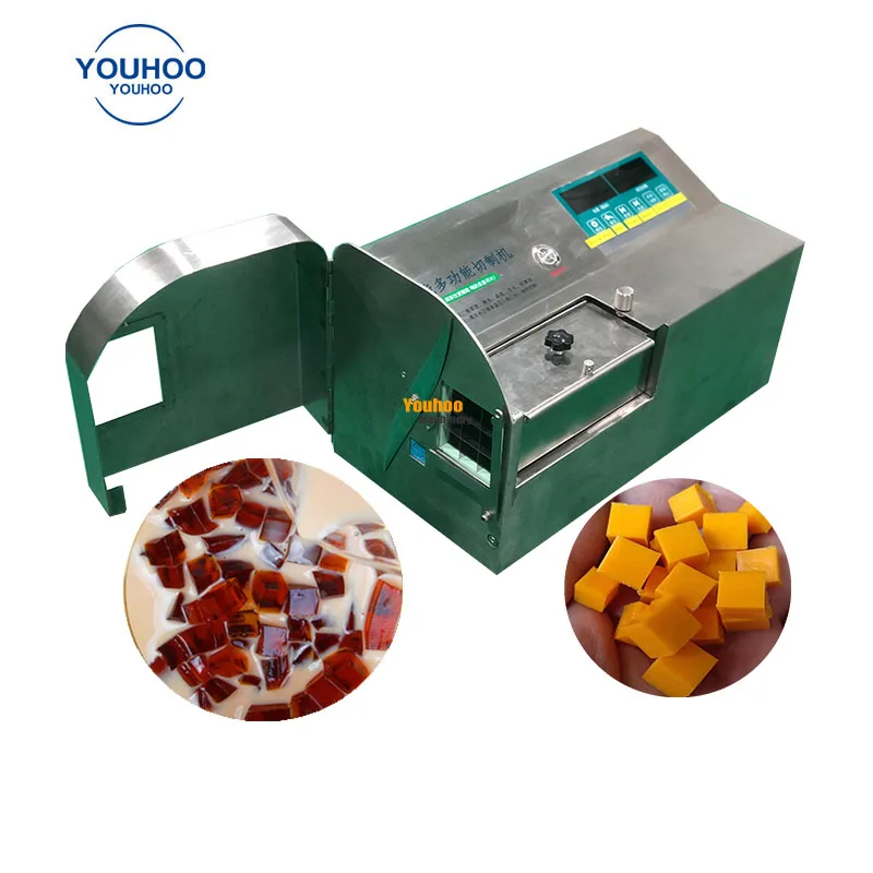 Milk tea shop fruit jelly machine jelly depositor cutter machine to make jelly cubes
