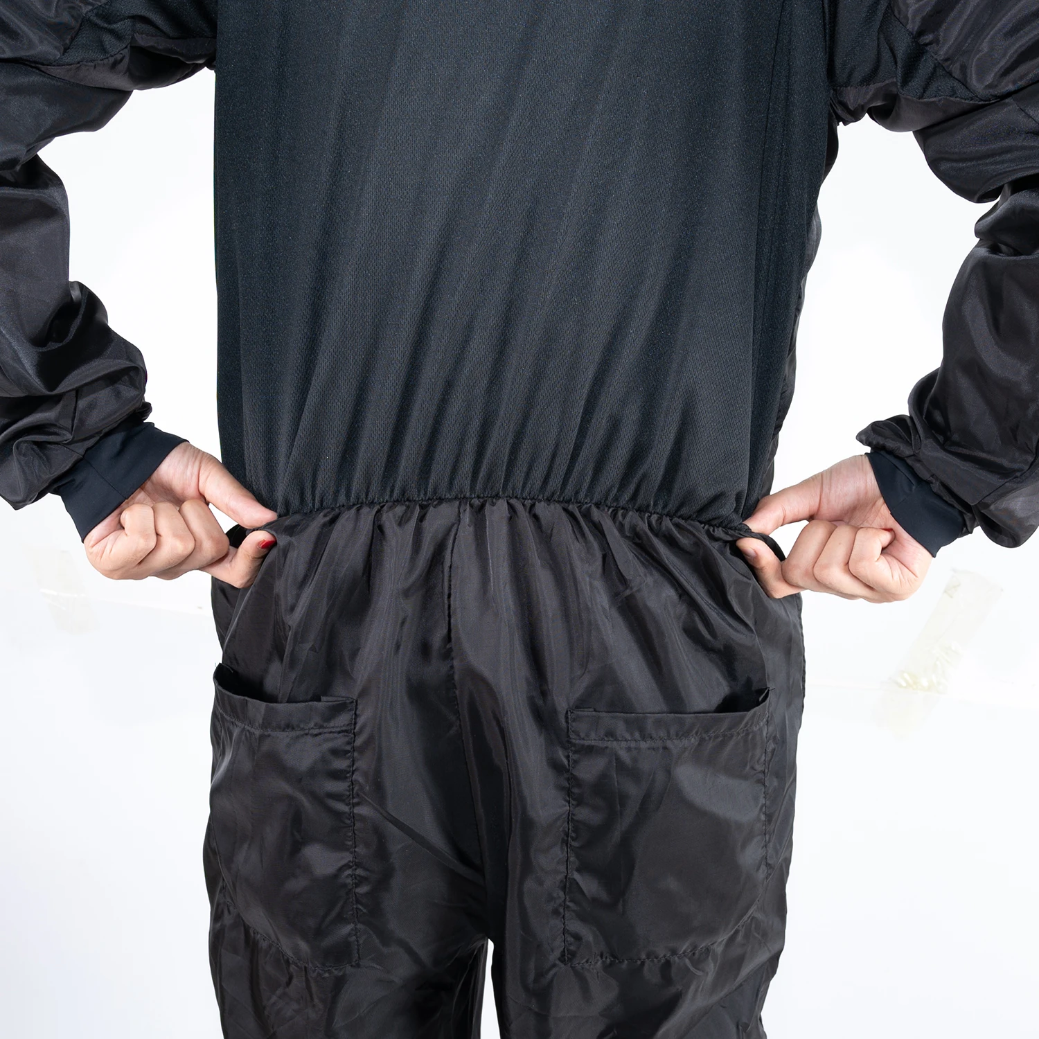 Unisex hooded muti-pocket  conduction fiber anti static paint spray suit