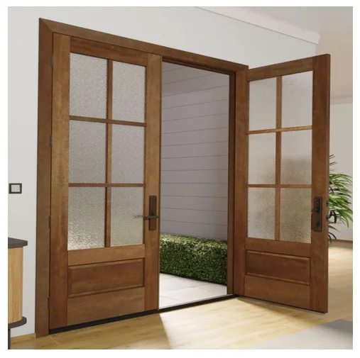 double front entry front doors with windows french main modern wooden door design
