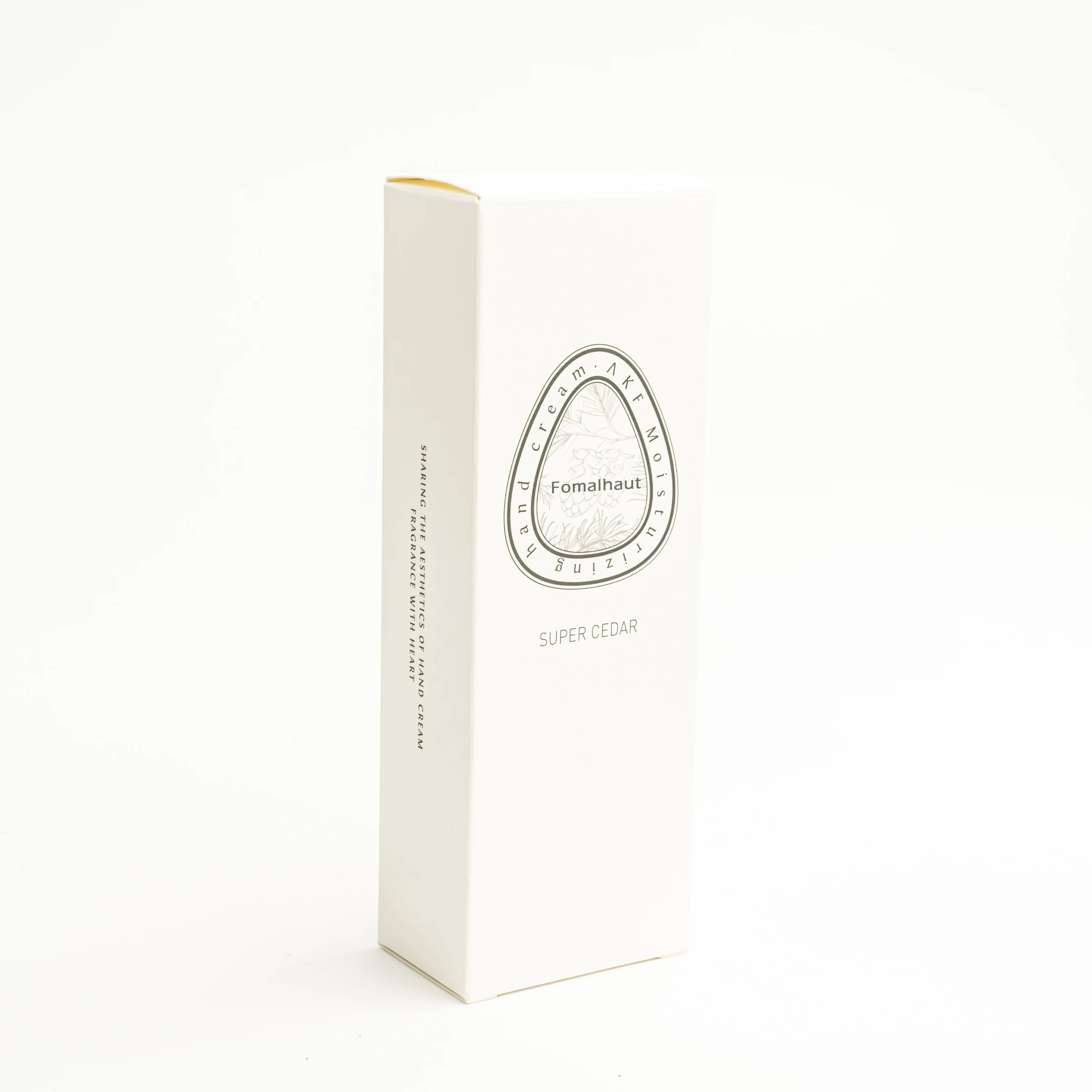 Empty pure aluminum hand cream tube Skin cream soft tube squeeze tube with triangular cap