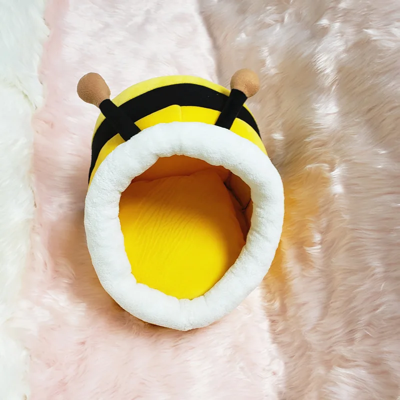 Christmas pet cute cat and dog house semi-enclosed sponge cat cottonhouse removable and washable