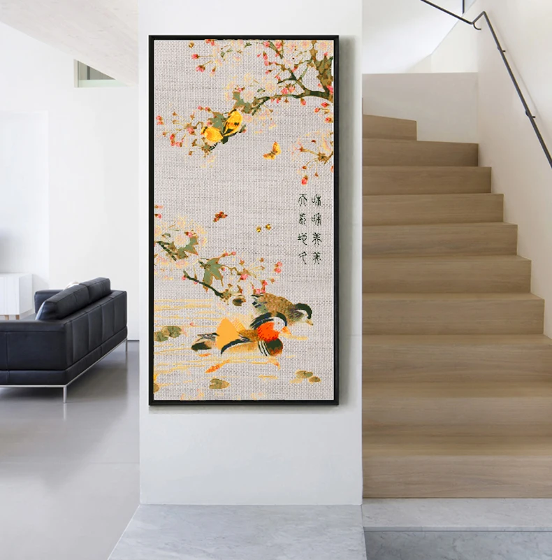 
embroider DIY DMC Cross stitch Sets For Embroidery kits A pair of mandarin duck factory direct sale Oriental(Chinese style) 