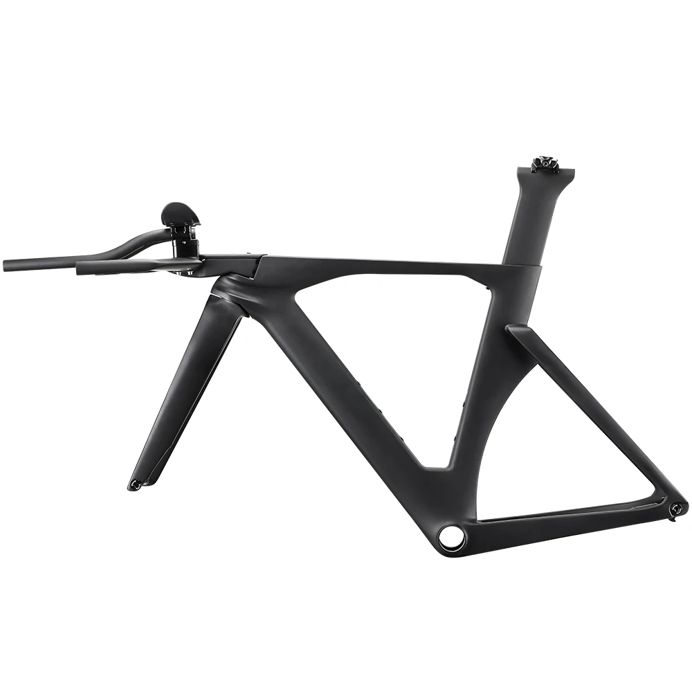 Light Weight Full Carbon Triathlon Bike Frame Aero Time Trial TT Bicycle Frame T1100 Carbon Road Disc Brake UD Tri Bicycle Frame