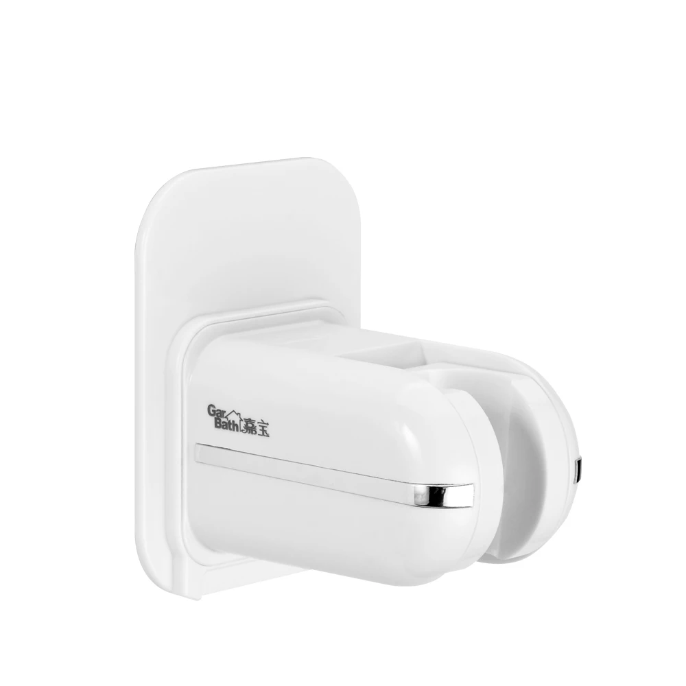 Strong Adhesive Handheld Showerhead Wand Holder Plastic ABS Shower Head Holder