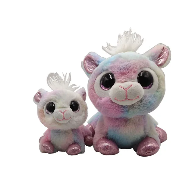 OEM пользовательские плюшевые игрушки ягненка дизайн галстук краситель плюшевое животное лучшие продажи красочные мягкие набитые больше вариантов