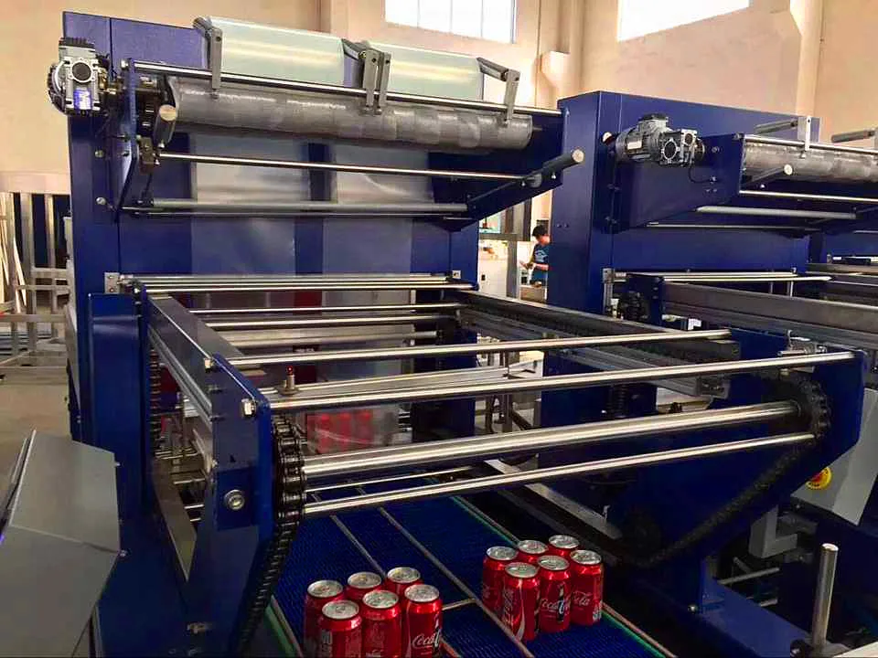 L type Heat Shrink bottled water Packing Machine
