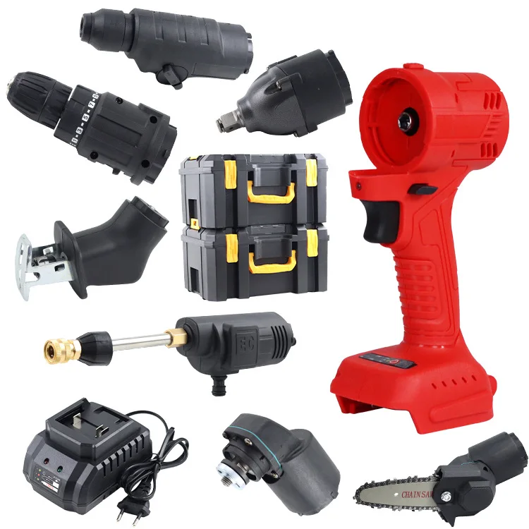 Multi-use new brushless rechargeable universal lithium battery high power tools set
