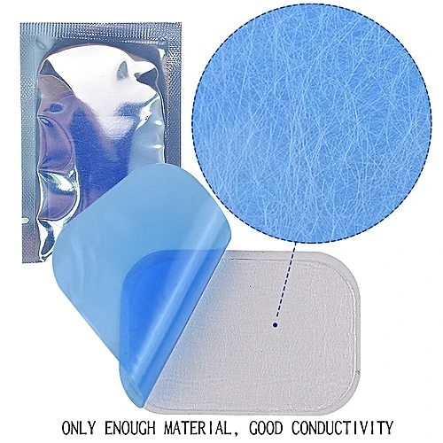 Лидер продаж, сменные гидрогелевые электродные гелевые подушечки для тренажера EMS, электрический стимулятор мышц из АБС-пластика