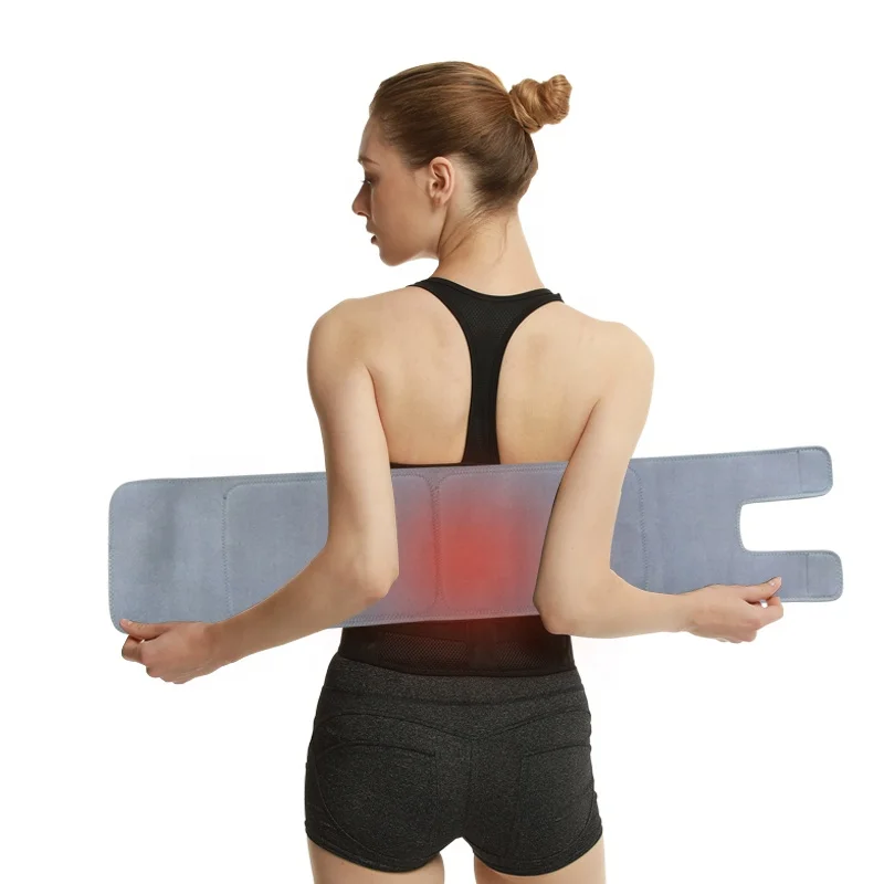 Elastic Neoprene Heating Waist Belt Trainer Trimmer Support Moxa Moxibustion Magnetic Back Brace moxibustion sticks