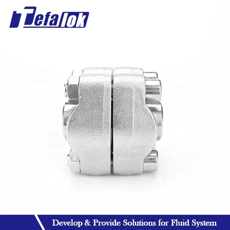 Stainless Steel Butt Weld SAE Flange Fittings Hydraulic Steel Bolts SAZ Flange