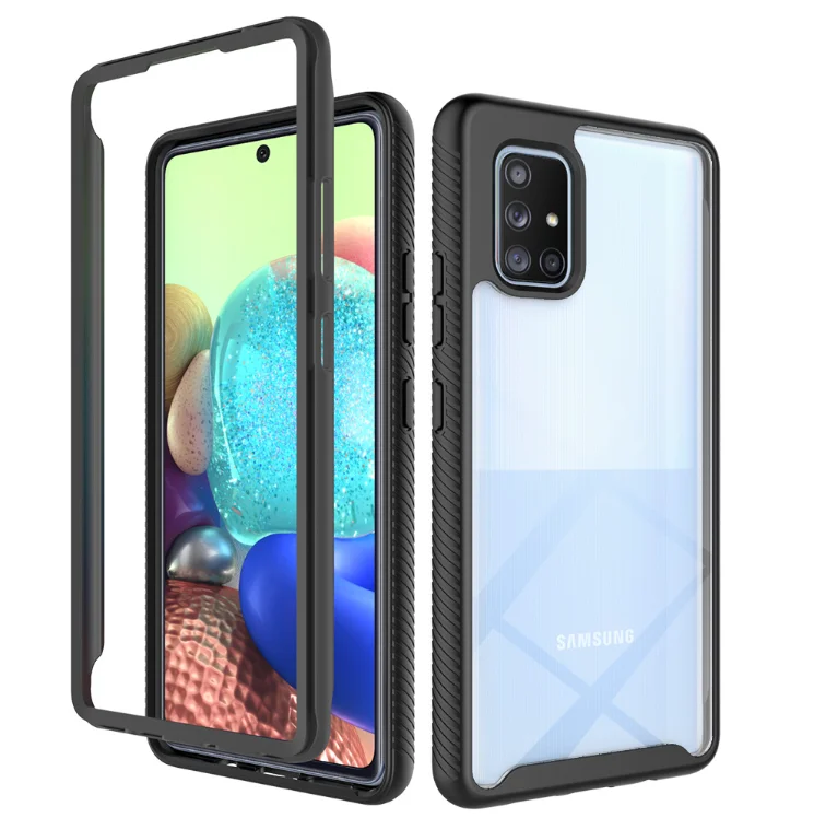 Для samsung новые аксессуары для телефонов прозрачный 2 в 1 TPU PC чехол для samsung a715g