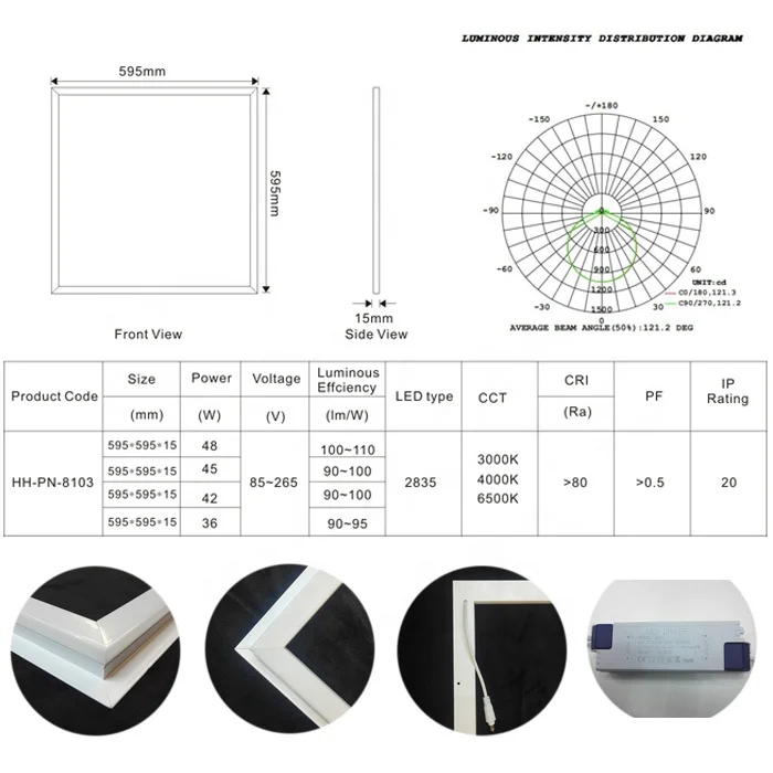 Wifi Intelligent Tunable Safety aluminum Body Wireless Smart Music remote control home wall ceiling led panel frame light