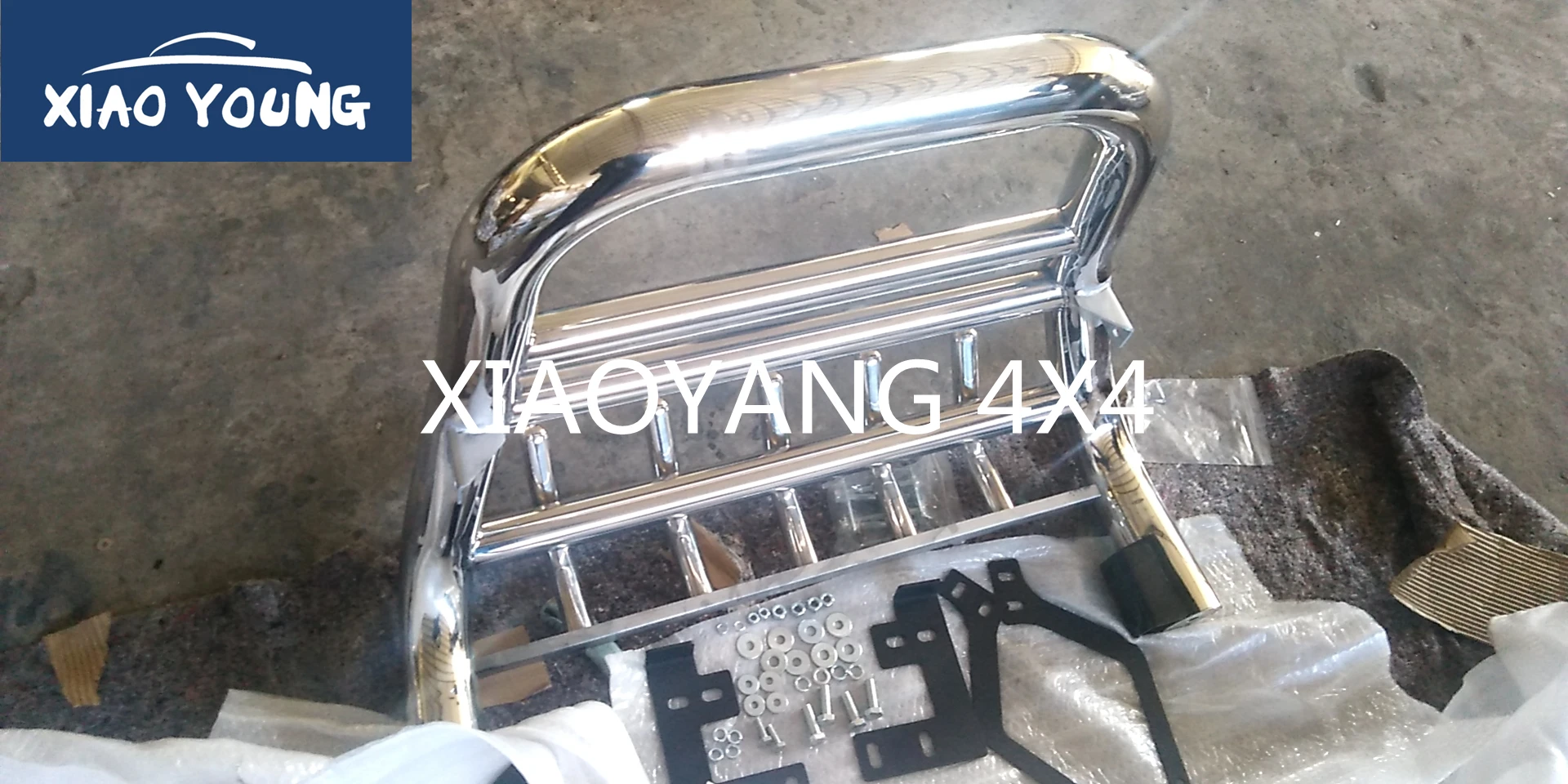 4X4 Pickup Trucks Auto Accessories Bull Bar Stainless Steel Front Bumper Guards For Hilux Vigo 2012-2014