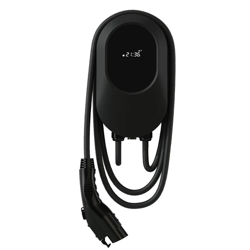 New Design ac ev charger 32a 40a 48a type1 ev charger station J1772 wall mount level 2 ev charging station for home