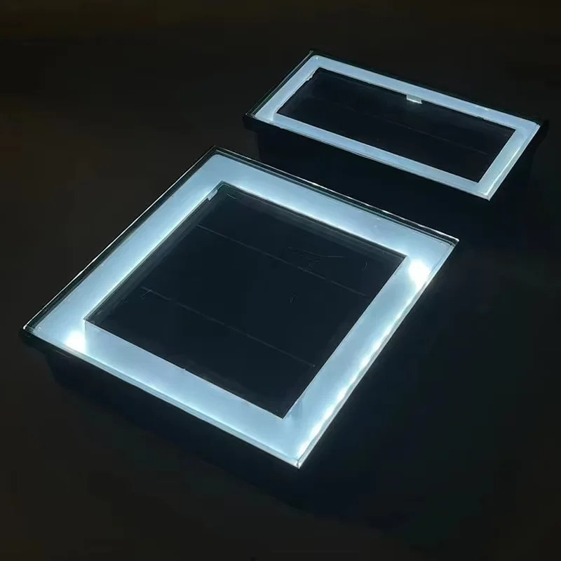 Factory directly sale cheap price Outdoor IP68 Waterproof Underground LED Floor Tile Lamp Recessed Solar Brick Light