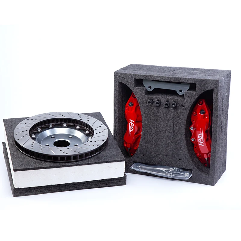 Factory Wholesale Modified 4Pot Brake System Four Piston Brake HP5200 Caliper Disc 330MM 345MM Forged Rims 17 Inch Big Brake Kit