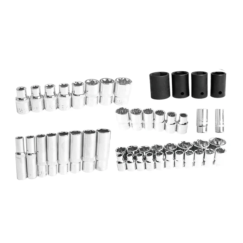 Professional Mechanic Socket Wrench Hand Tools Set Tool Box Kit Household Hardware Vehicle Auto Repair Set
