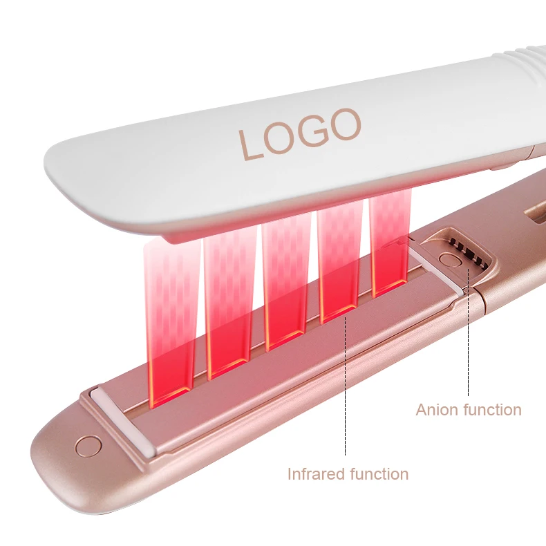 Профессиональный утюжок для волос выпрямитель с широкой пластиной и ИК излучением цифровой дисплей отрицательные