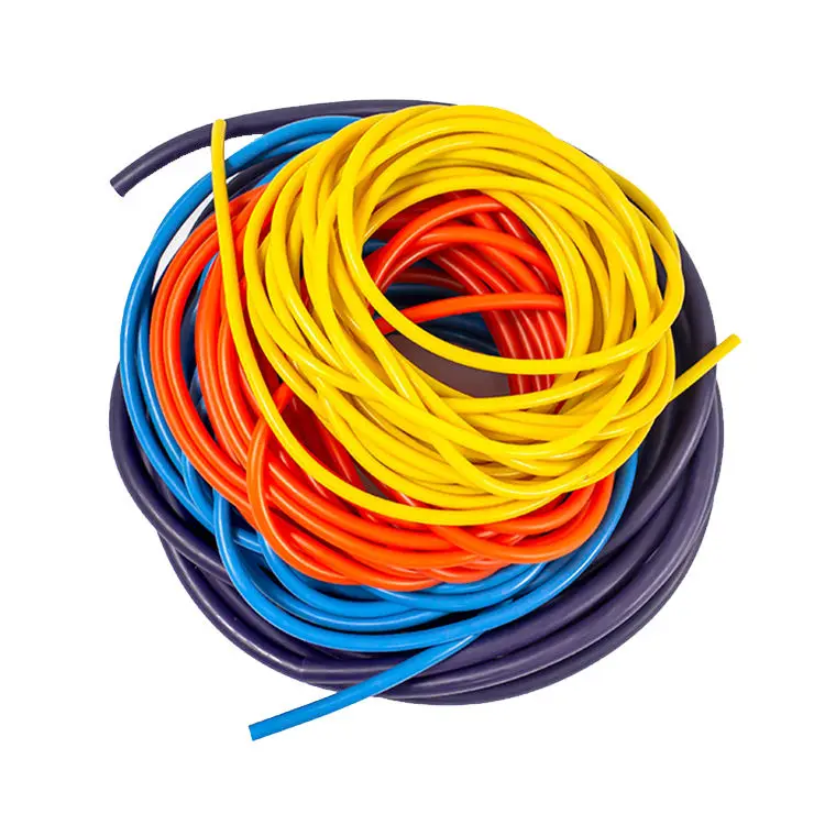 Latex tube Expandable Natural Elastic Rubber Two Wall Coloured Silicone Rubber Hose