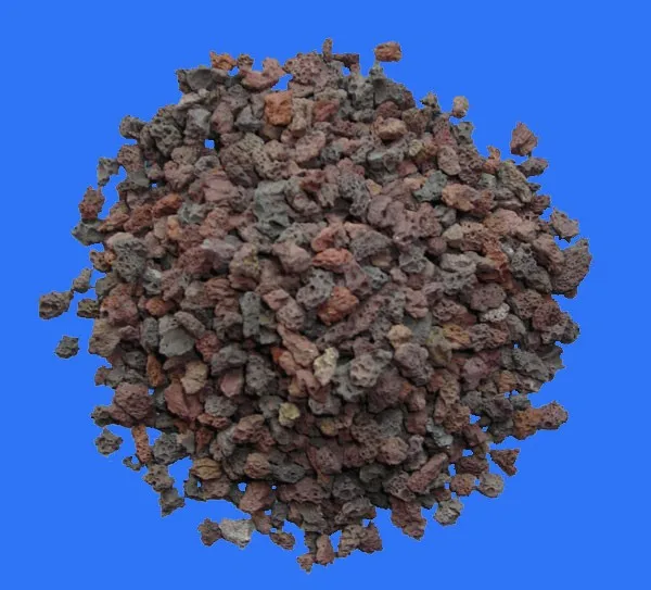 Hot selling landscape pebble stone black lava stone pebble