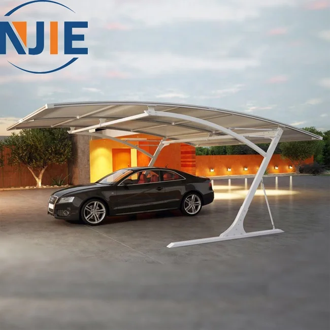 
2020 Factory price steel cantilever carports garages with polycarbonate roof 