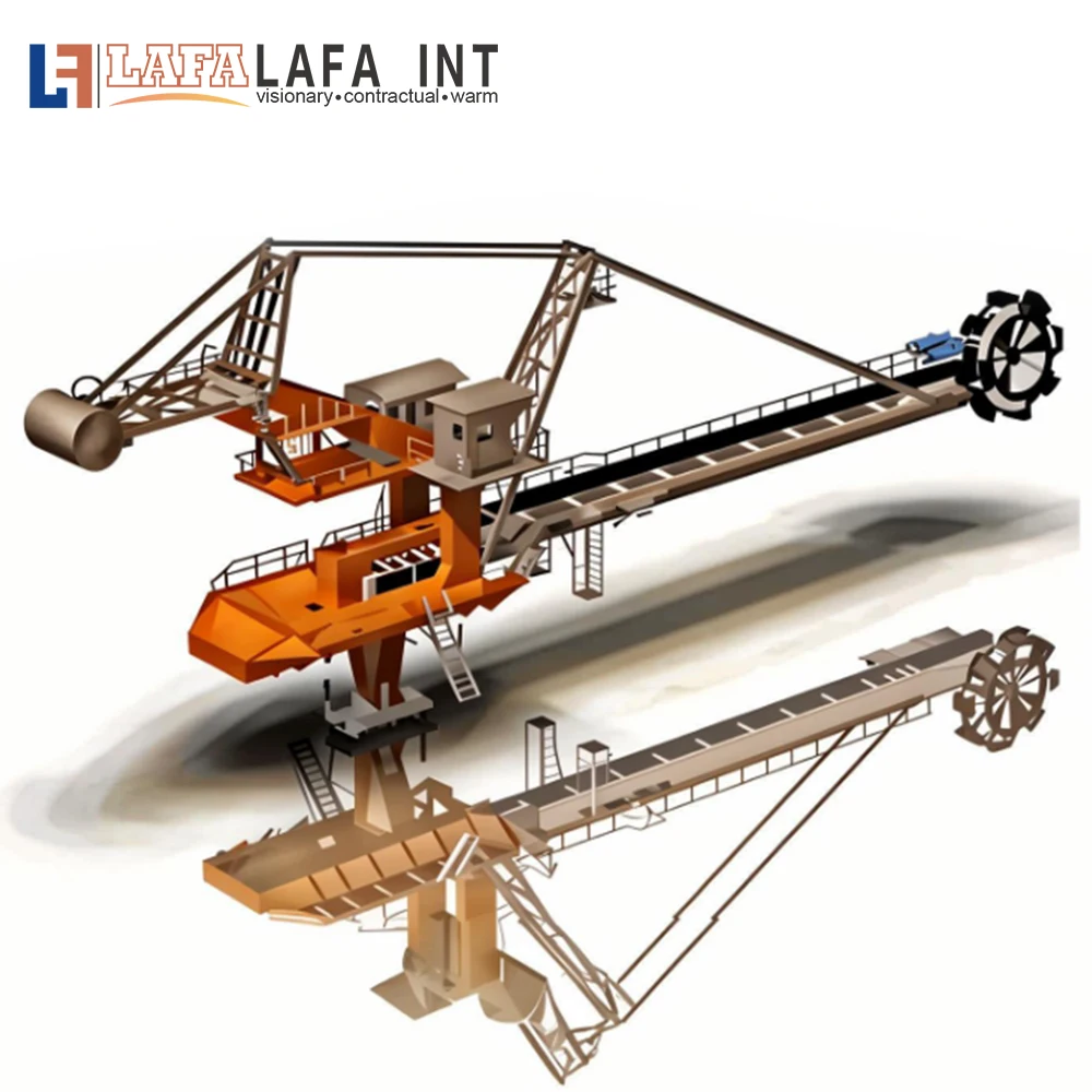 500t/h-2000t/h electric bucket wheel stacker reclaimer design stacker reclaimer with slew drive