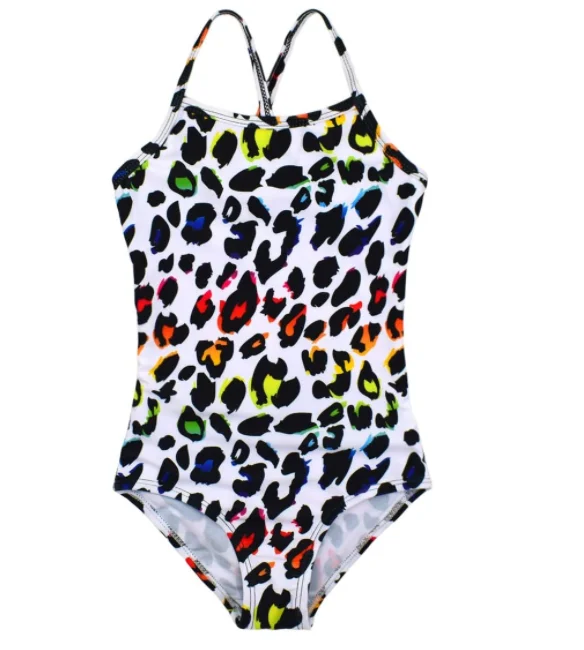 2022 kids swimwear kids bikini for little girls milk silk customized sequin swimsuit kids