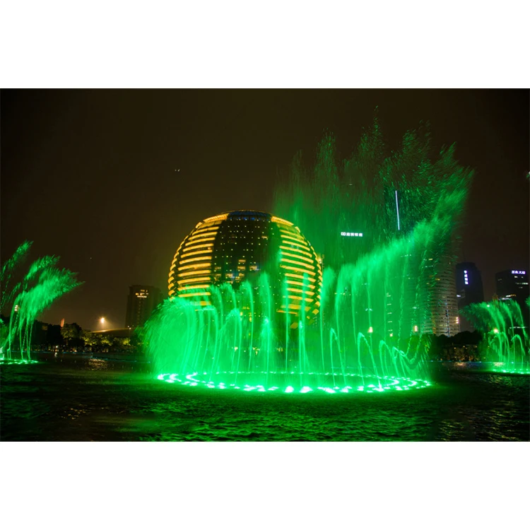 Dubai Fountain Floating Lake Pool Dancing Water Music Fountains with Stainless Steel Pump Equipment