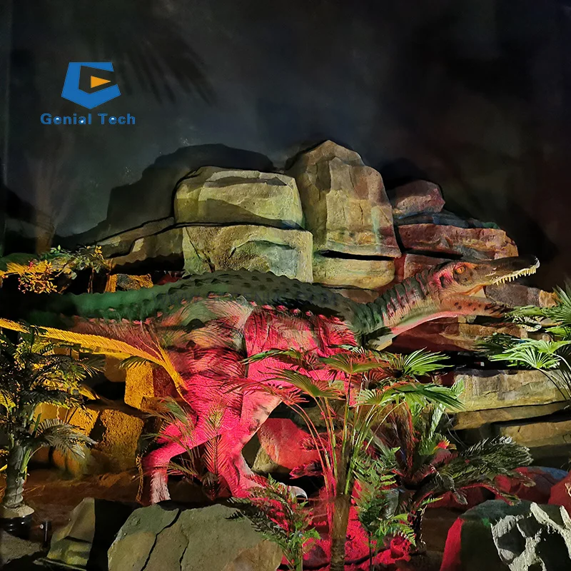 JN-Z24 реалистичный тематический парк Carnotaurus mechatronics museum качественная модель динозавра для парка приключений динозавров
