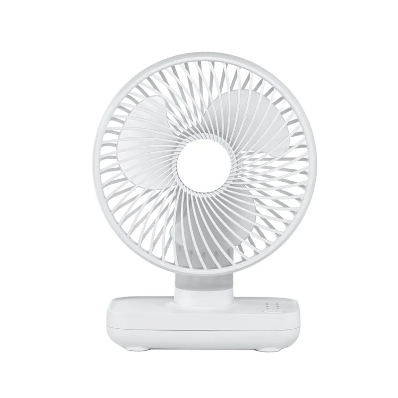 2022 desktop fan 4000mAh Battery small usb table fan rechargeable portable electric air cooling mini desk fan