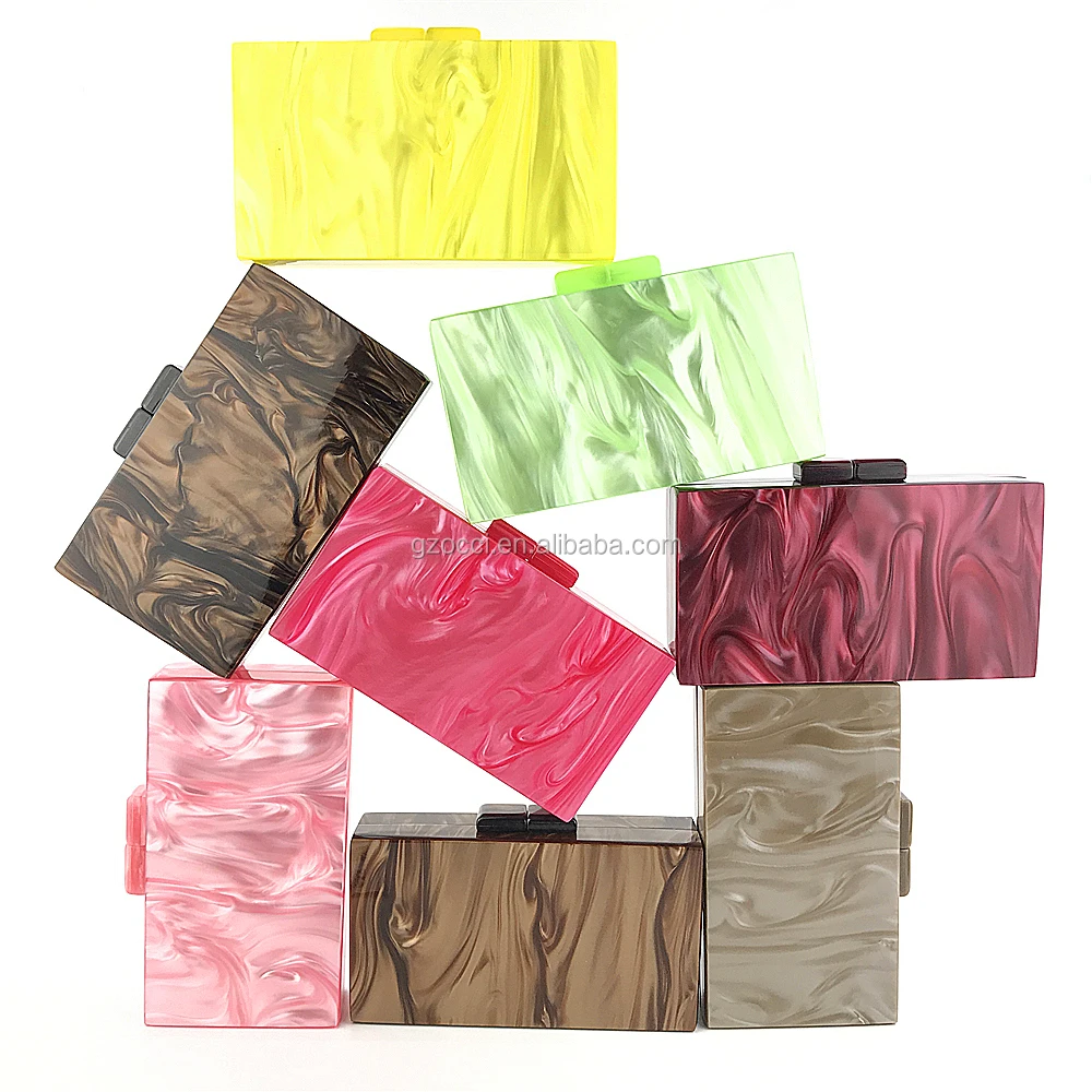 
OC4178 Occi bags manufacturer wholesale new colorful acrylic bag clutch 