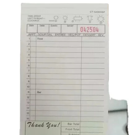 CT-4900SP Sales Order Book business forms Job Work Order Book ,