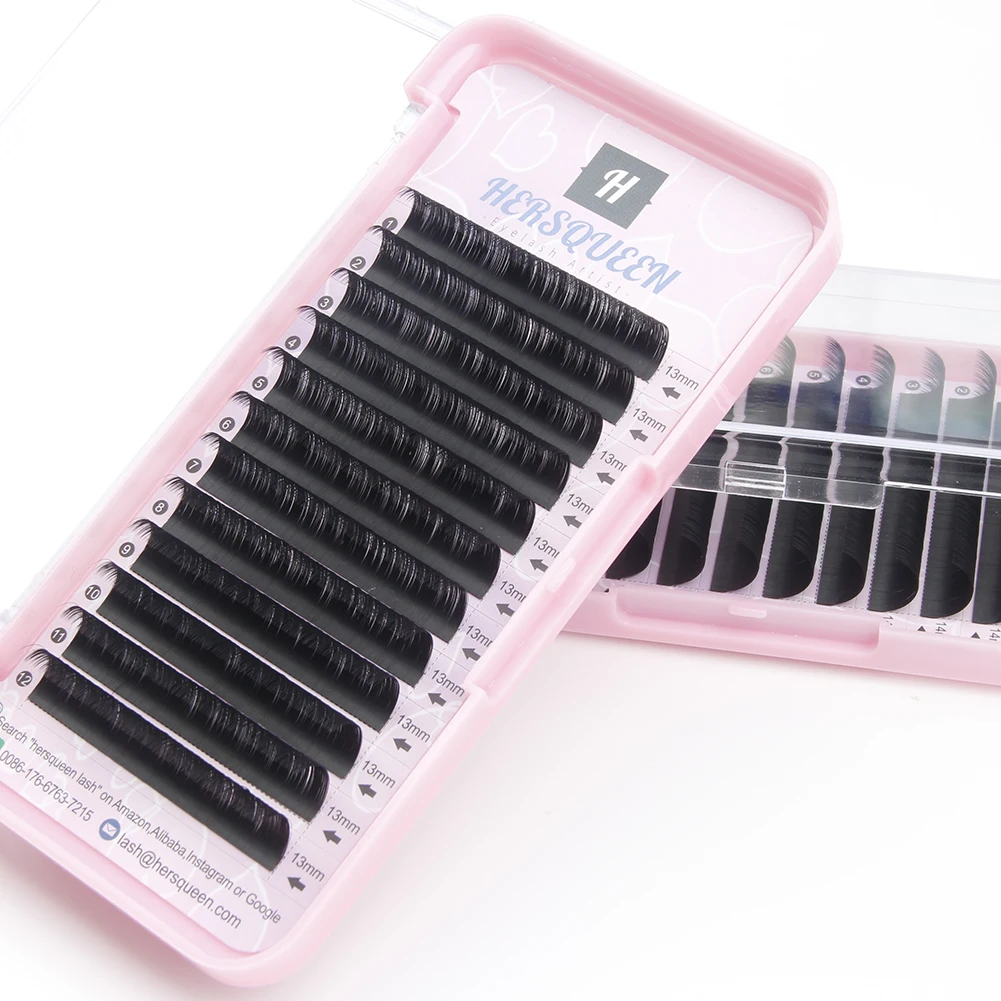 volume eyelash extensions korean premium cashmere pbt fluffy wispy permanent natural looking mega volume false eyelashes
